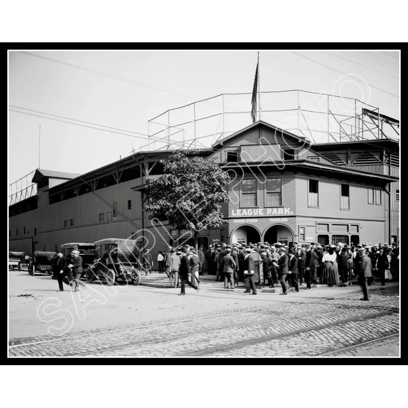 1905 League Park 11X14 Photo - Cleveland Spiders Indians - 1099