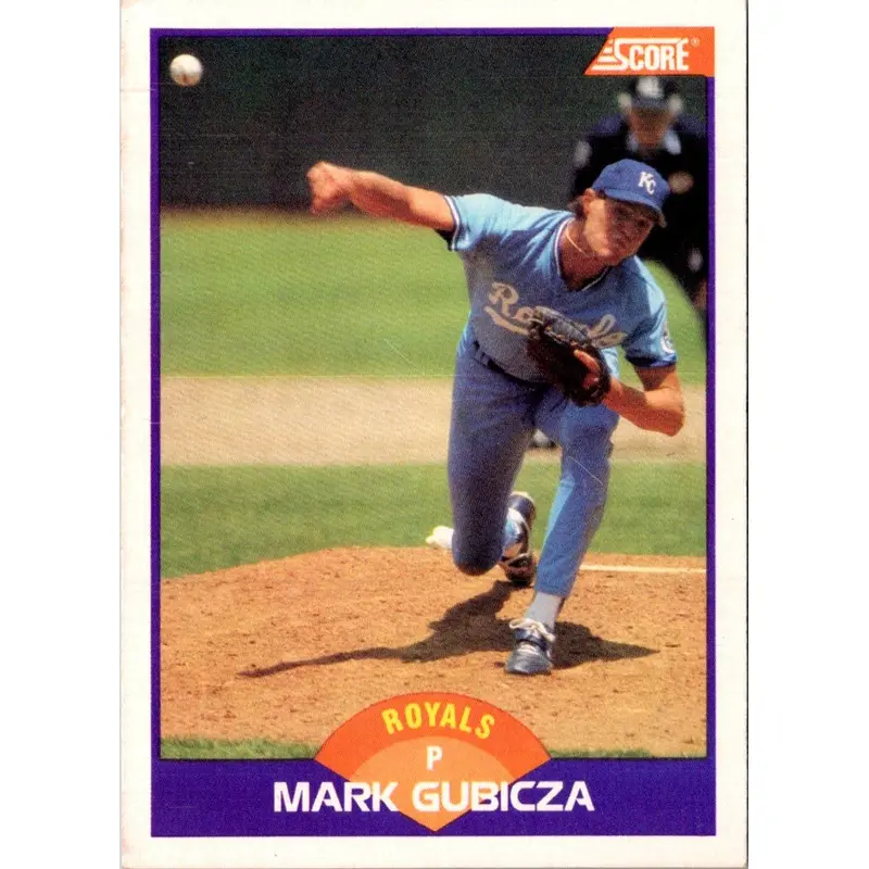 1989 Score Mark Gubicza #291