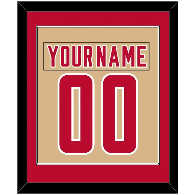 Denver Nameplate & Number (Back) Combined - Alternate Gold - Single Mat 2