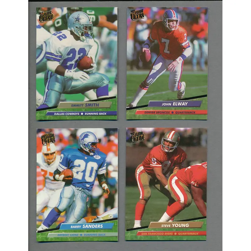 1992 Fleer Ultra Football Complete Set (450) NM/MT MT