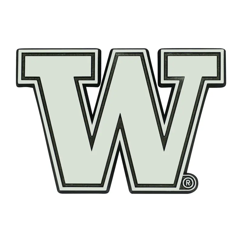 University of Washington Chrome Emblem