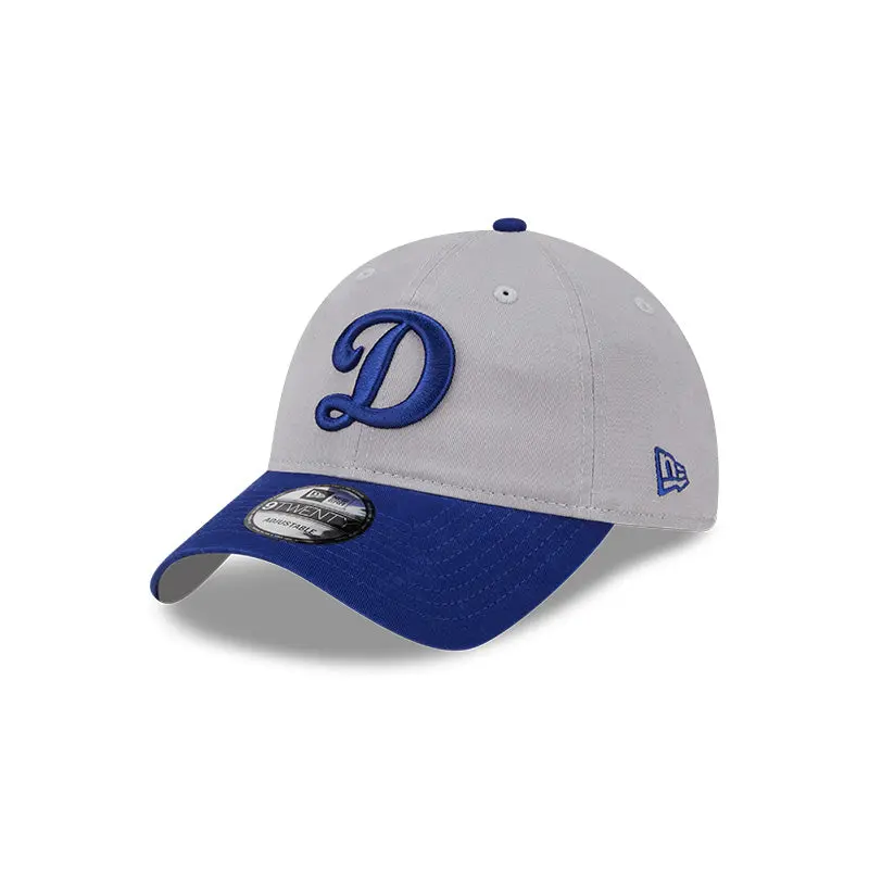 Los Angeles Dodgers New Era Grey BP 9TWENTY Adjustable Cap - Youth