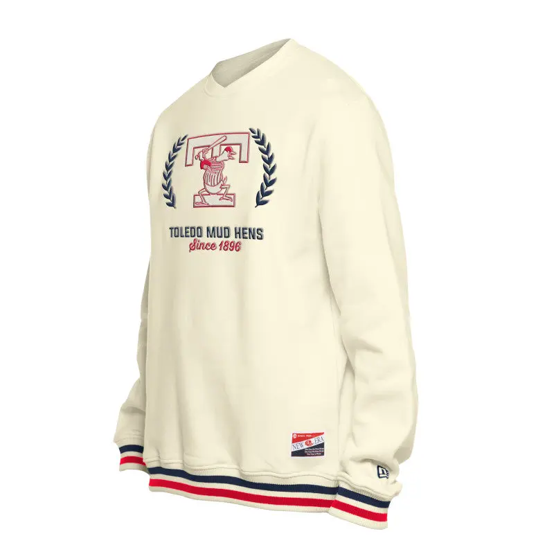 Toledo Mud Hens New Era 2025 Throwback Crewneck