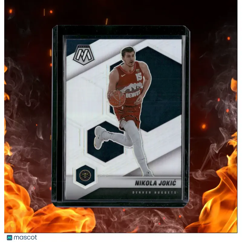 2021-22 Panini Mosaic Nikola Jokic Silver Prizm #21