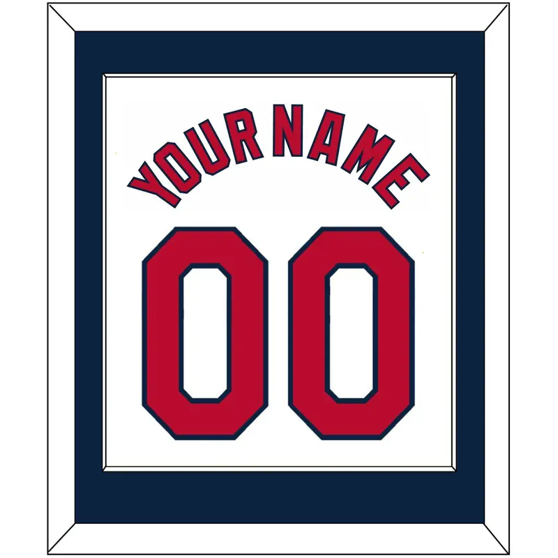 St. Louis Name & Number - Home White - Single Mat 2