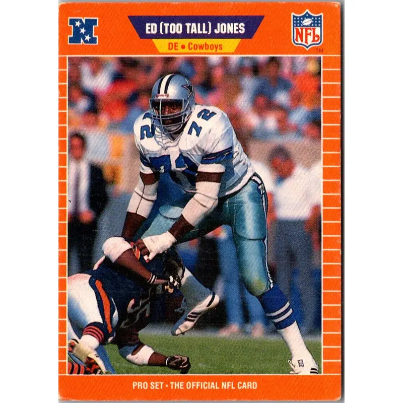 1989 Pro Set Ed Too Tall Jones #91