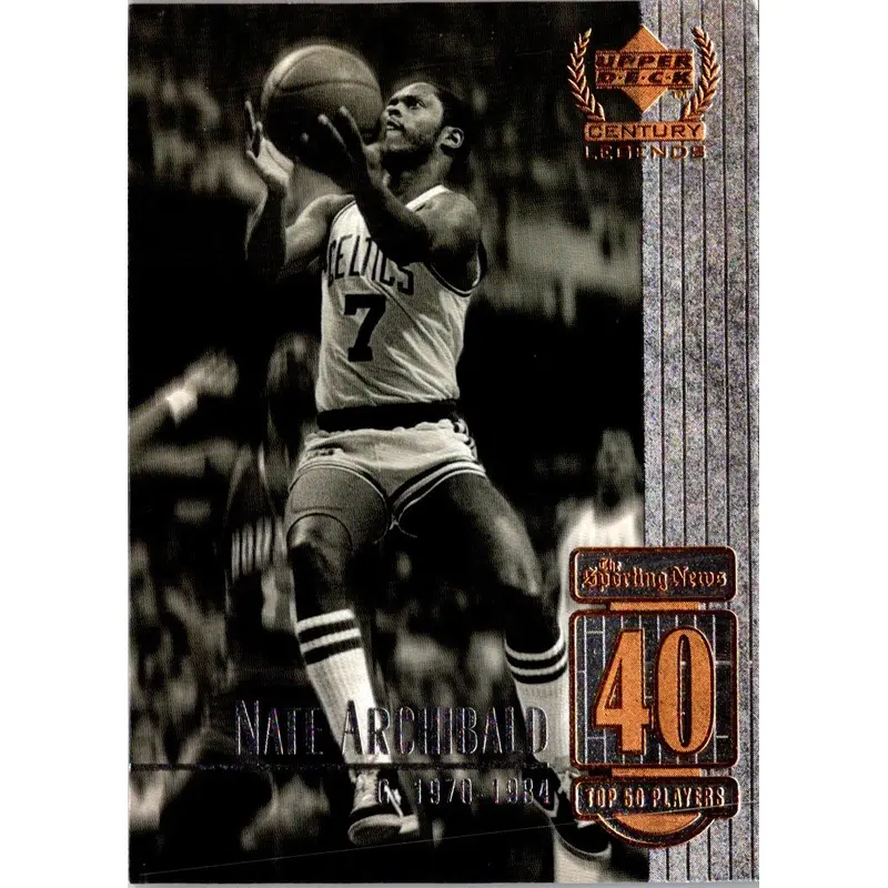 1999 Upper Deck Century Legends Nate Archibald #40
