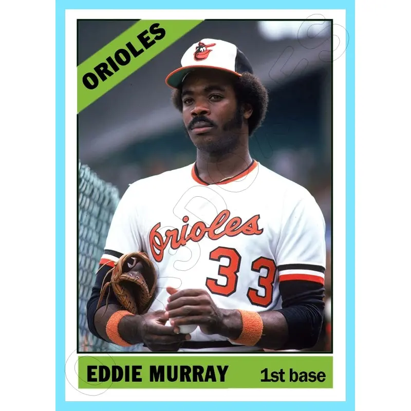 Eddie Murray 1966 Topps Custom Card - 4454