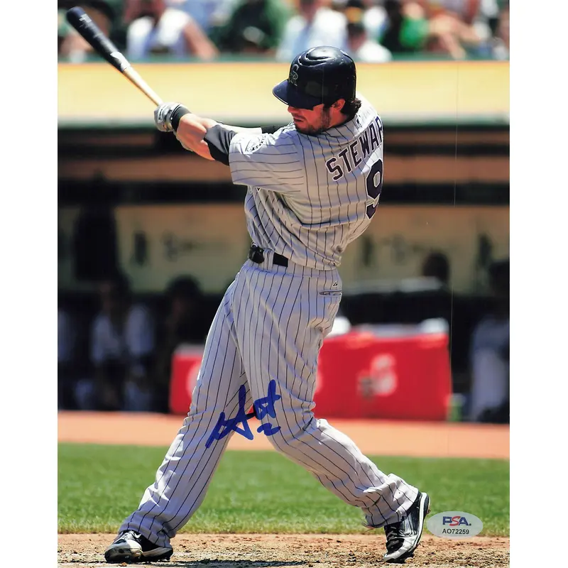 Ian Stewart Signed 8x10 photo PSA/DNA Colorado Rockies Autographed