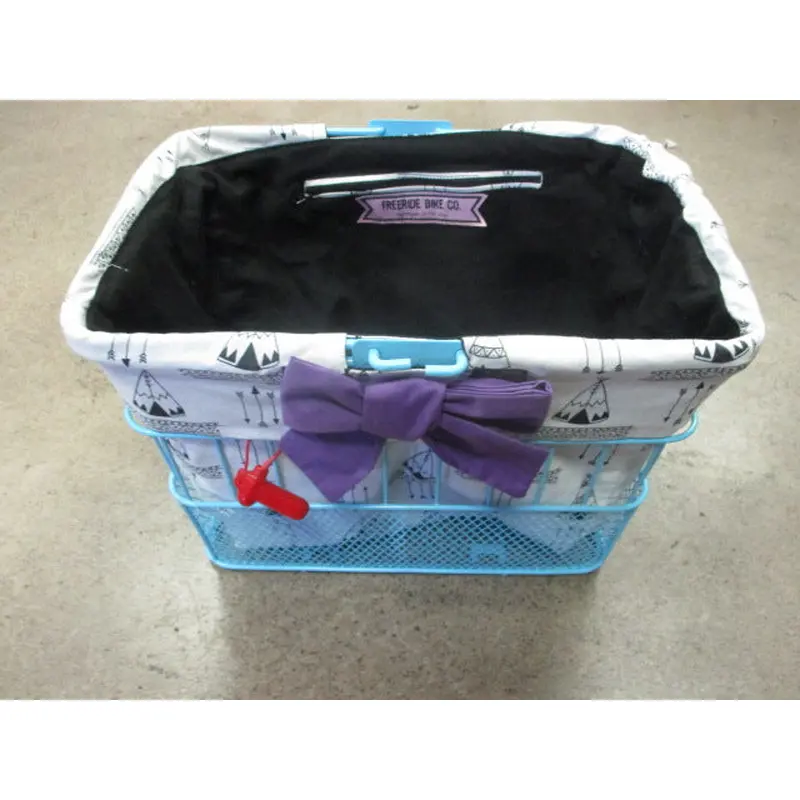 Used Freedride Bike Co. Basket Liner - White (Basket not Included)