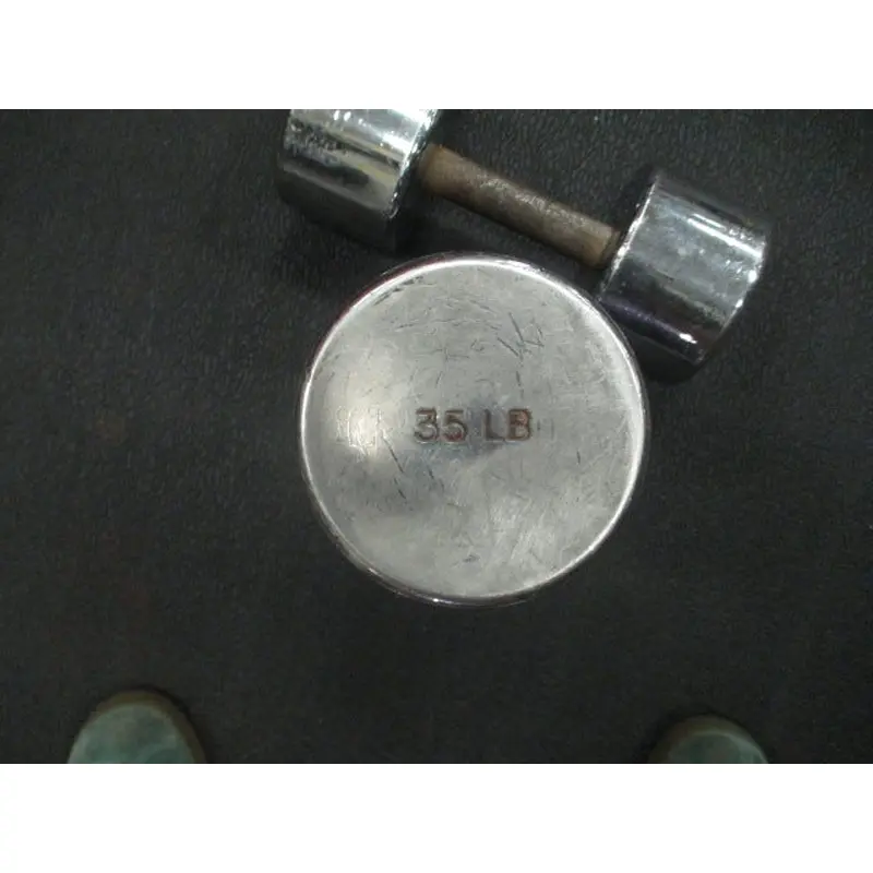 Used Ivanko 35LB Cast Iron Dumbbell Set