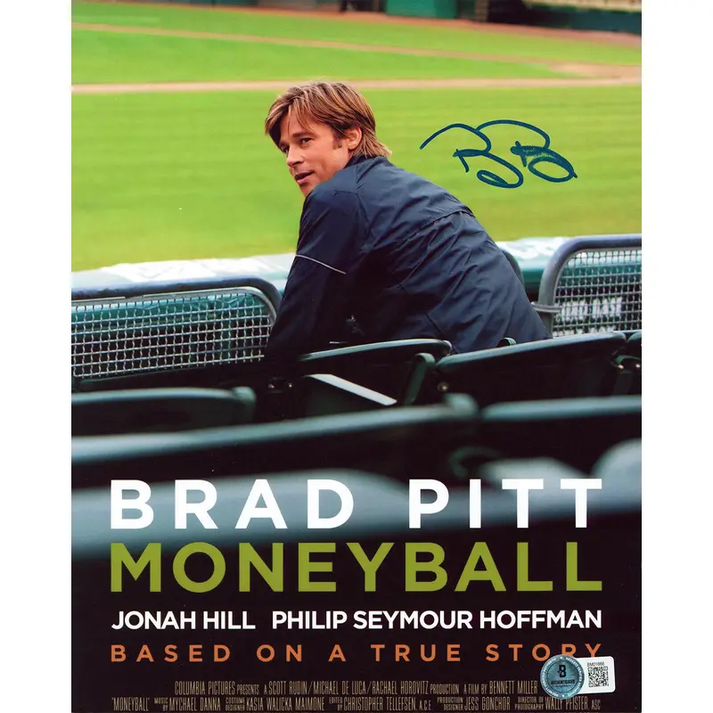 Billy Beane Moneyball Authentic Signed 8x10 Vertical Photo BAS #BM01666