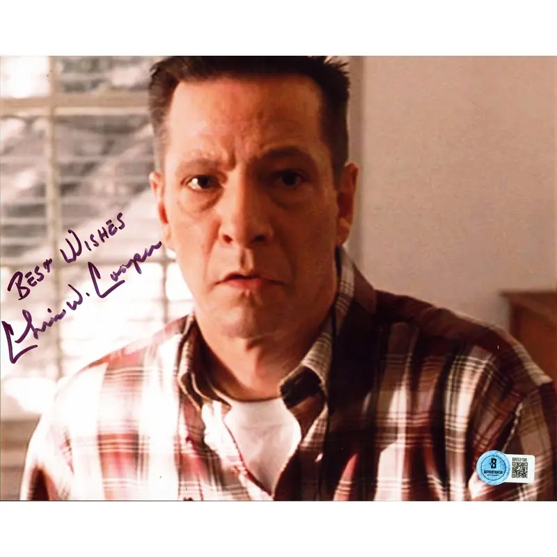 Chris Cooper The Town "Best Wishes" Signed 8x10 Horizontal Photo BAS #BR53196