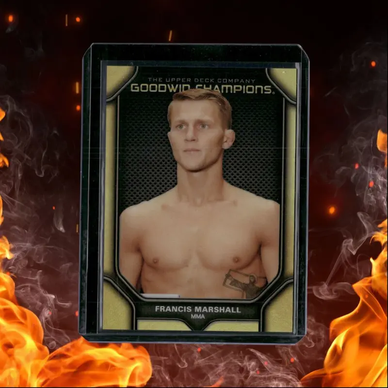 2024 Upper Deck Goodwin Champions Francis Marshall Portraits Black and Gold