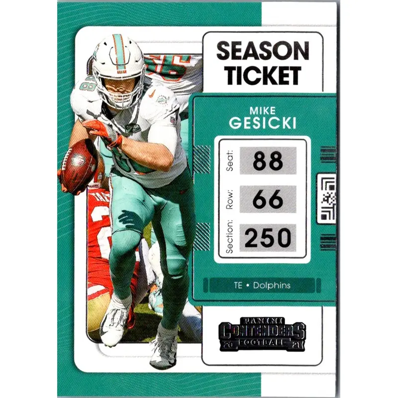 2021 Panini Contenders Mike Gesicki #62
