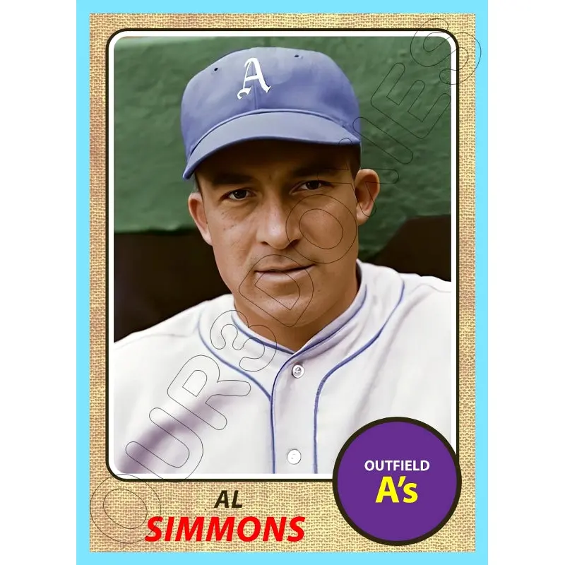Al Simmons 1968 Topps Custom Card - 4511