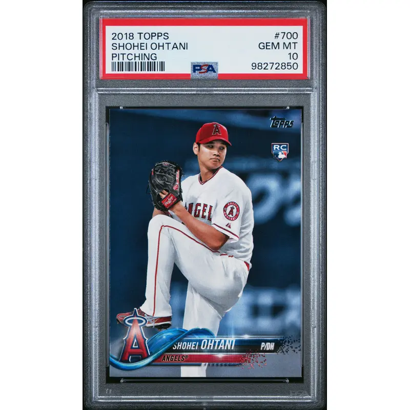 Shohei Ohtani 2018 Topps Rookie #700 PSA 10 Gem Mint 2850
