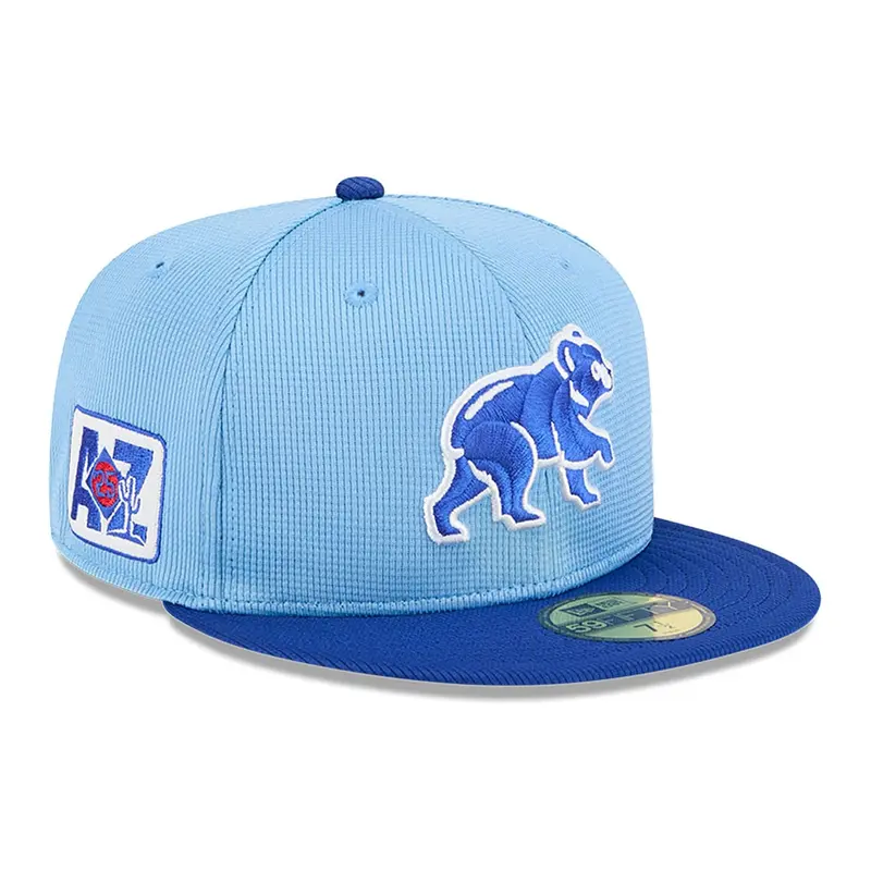 Chicago Cubs Spring Training 2025 Light Blue 59FIFTY Fitted Cap