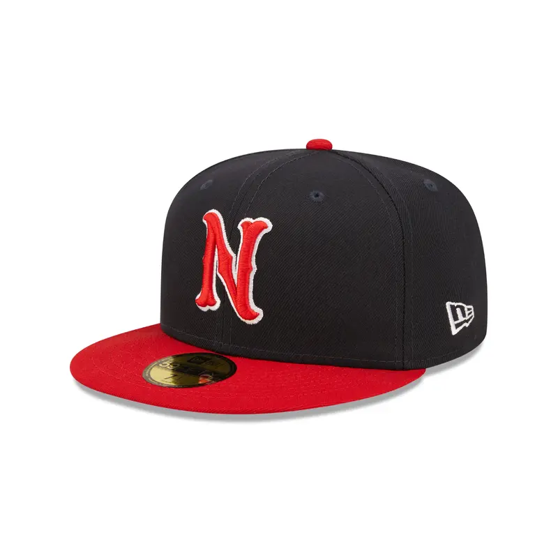 New Era - 59fifty Fitted - MiLB - AC Perf - Nashville Sounds - Navy/Red
