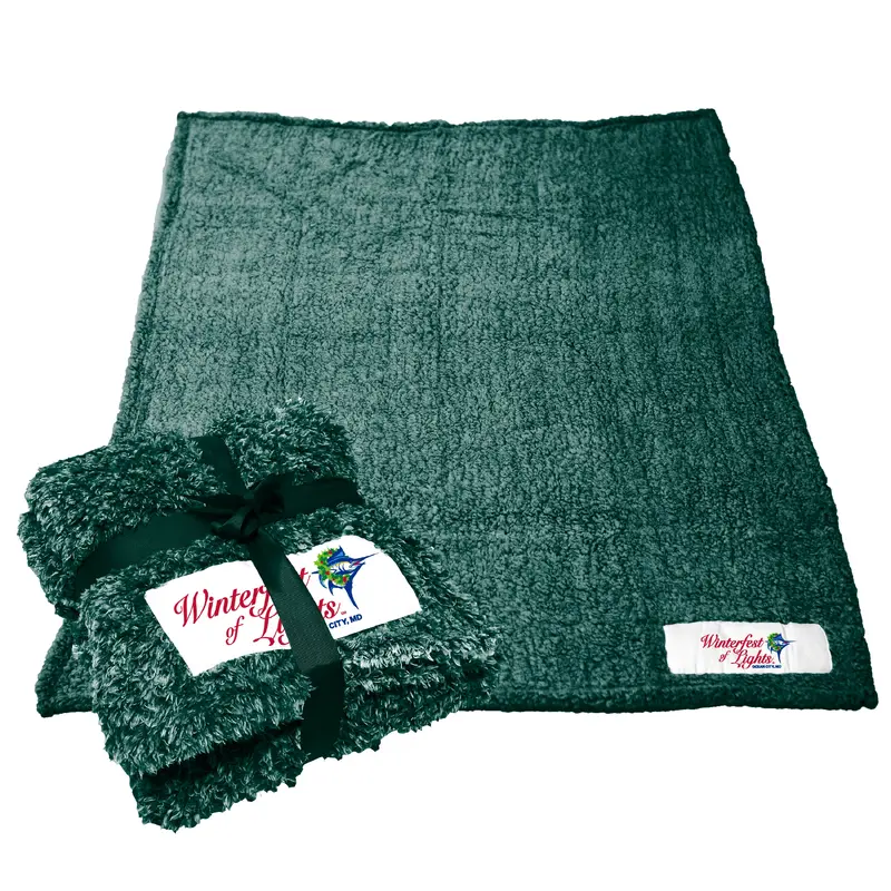 Ocean City MD Winterfest Hunter Color Frosty Fleece
