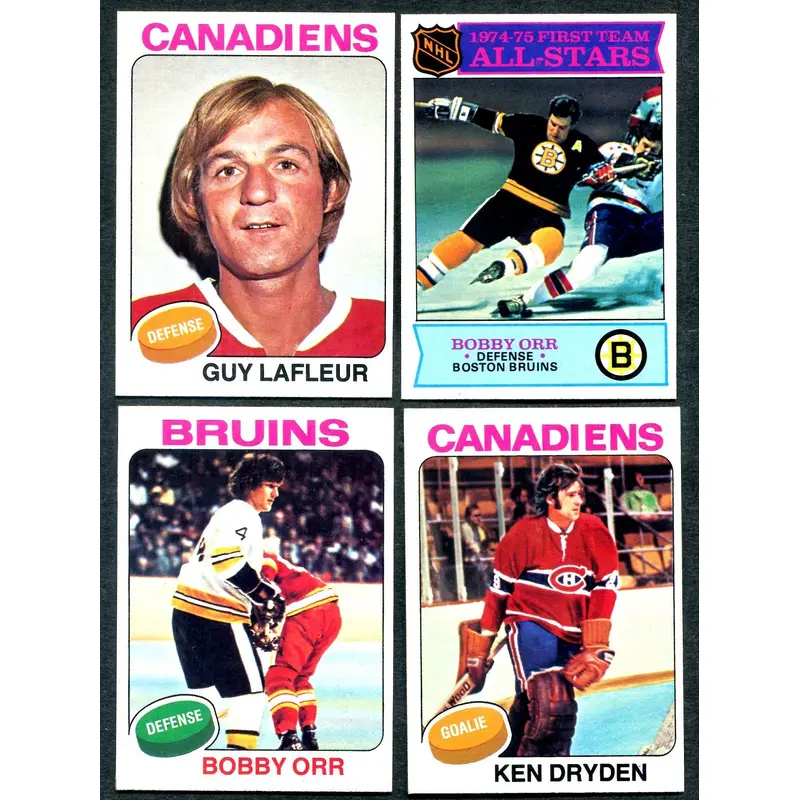 1975/76 Topps Hockey Complete Set EX EX/MT (330) (24-619)