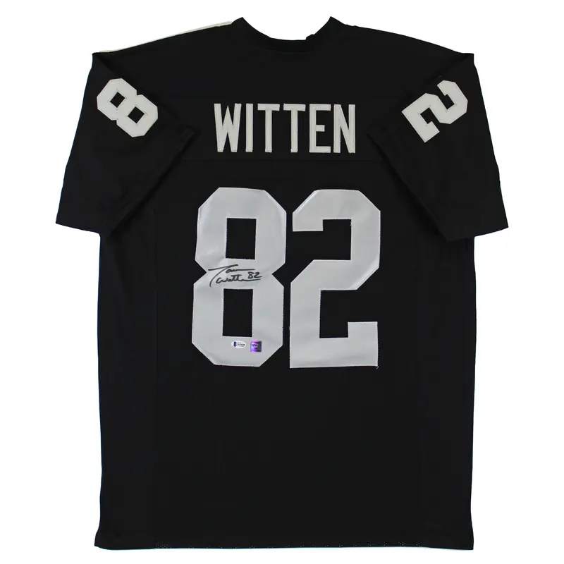 Jason Witten Authentic Signed Black Pro Style Jersey Autographed BAS Witnessed