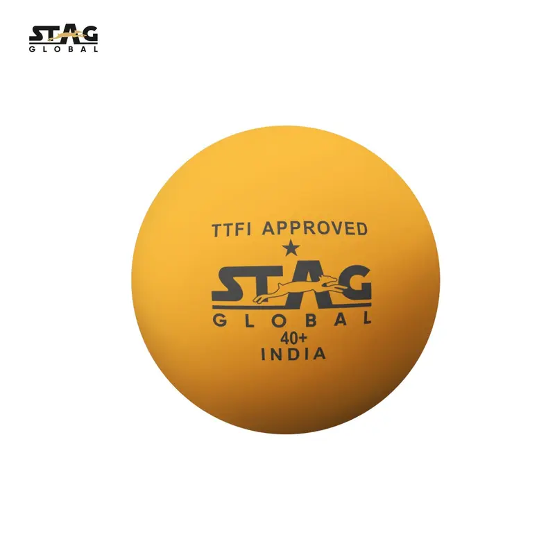 STAG GLOBAL 1 Star Plastic Table Tennis Orange Ball | Kibi SPorts