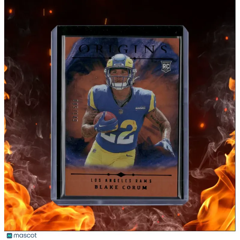 2024 Panini Origins Blake Corum Holo Orange Rookie 005/149 #110