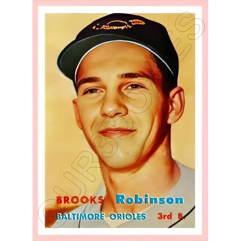Brooks Robinson 1957 Topps Reproduction Card - 4100