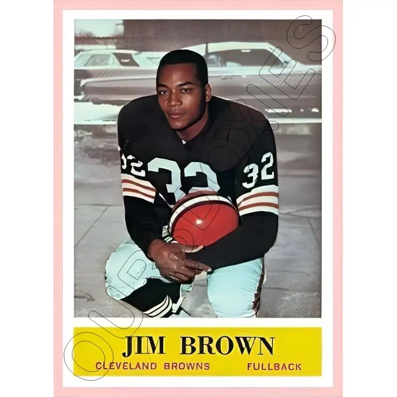 Jim Brown 1964 Philadelphia Football Reproduction Card - 4360