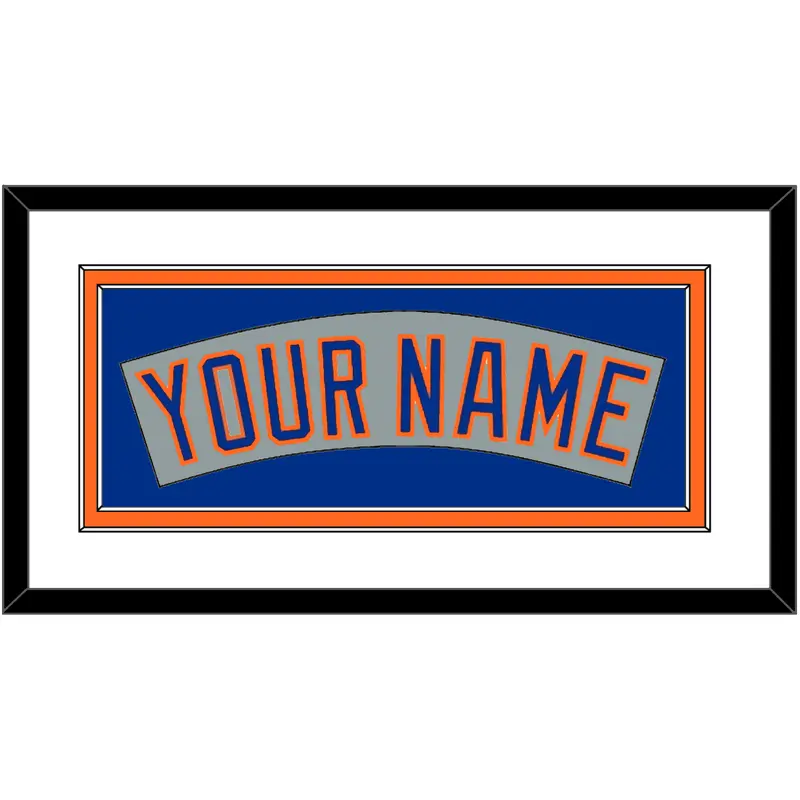 New York Nameplate - Road Gray (1982-1986) - Double Mat 1