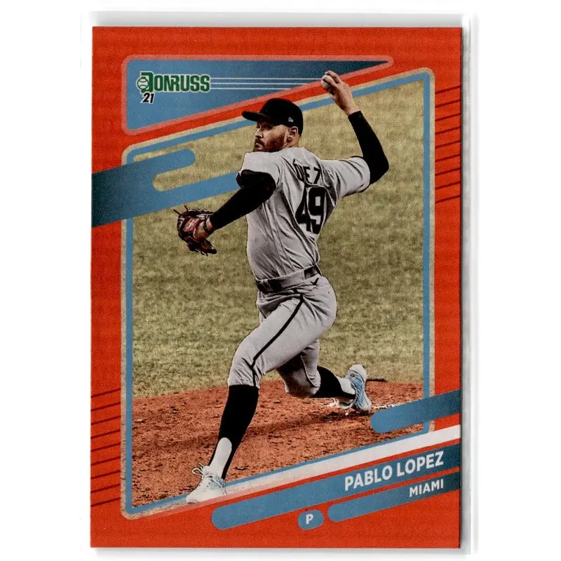 2021 Donruss Holo Red Pablo Lopez #144