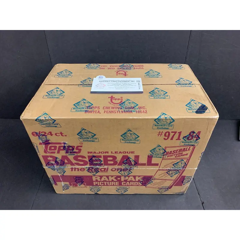 1984 Topps Baseball Rack Pack Case (6 Box) (BBCE)