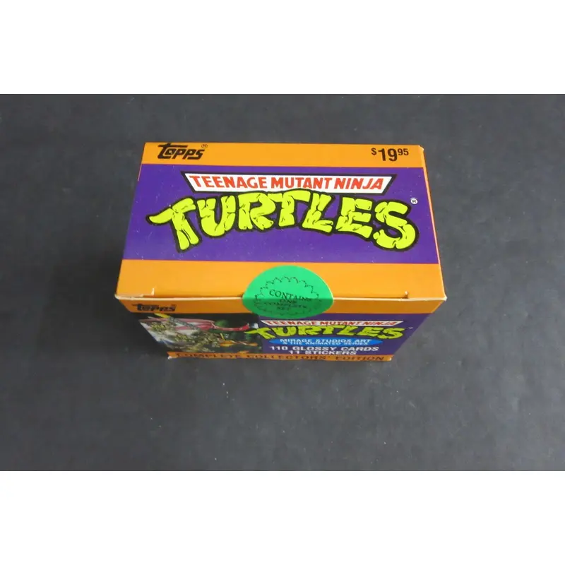 1989 Topps TMNT Teenage Mutant Ninja Turtles Collectors Edition Factory Set