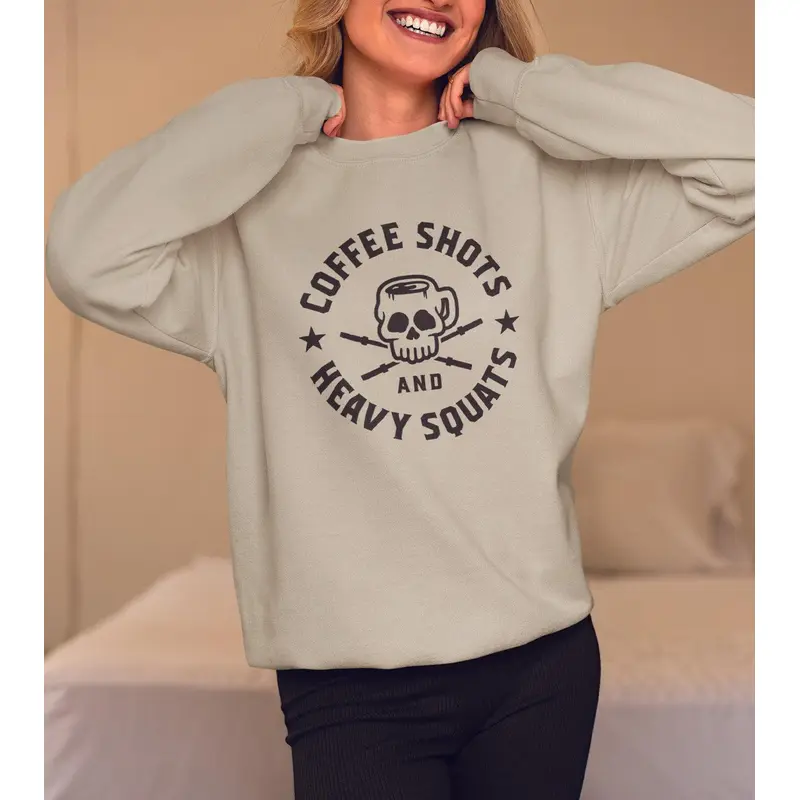 Women's  Loose fit Sweatshirt (Coffee) Wod Armour | Kibi Sports