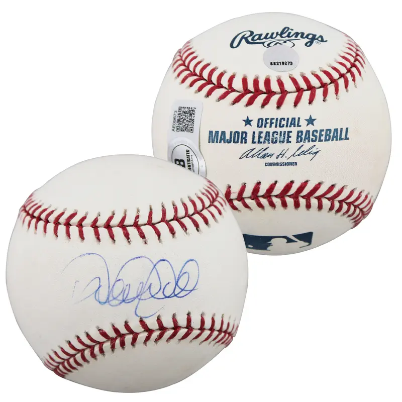Yankees Derek Jeter Authentic Signed Manfred Oml Baseball BAS #AE09673