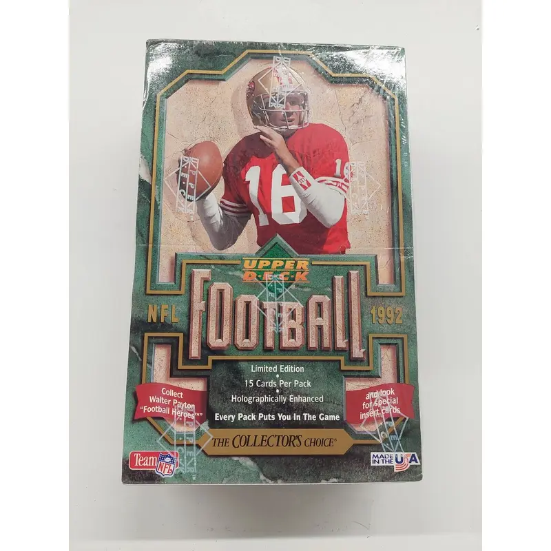 1992 Upper Deck Football Hobby Box