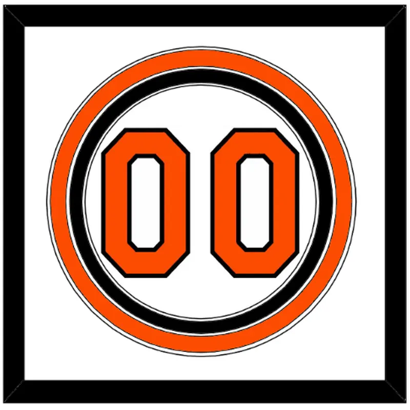 Baltimore Number - Home White - Triple Mat 1