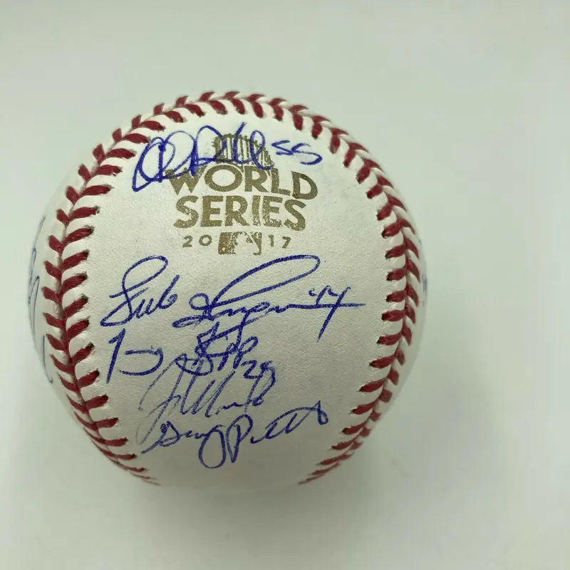 2017 Houston Astros World Series Champs Team Signed W.S. Baseball PSA DNA COA