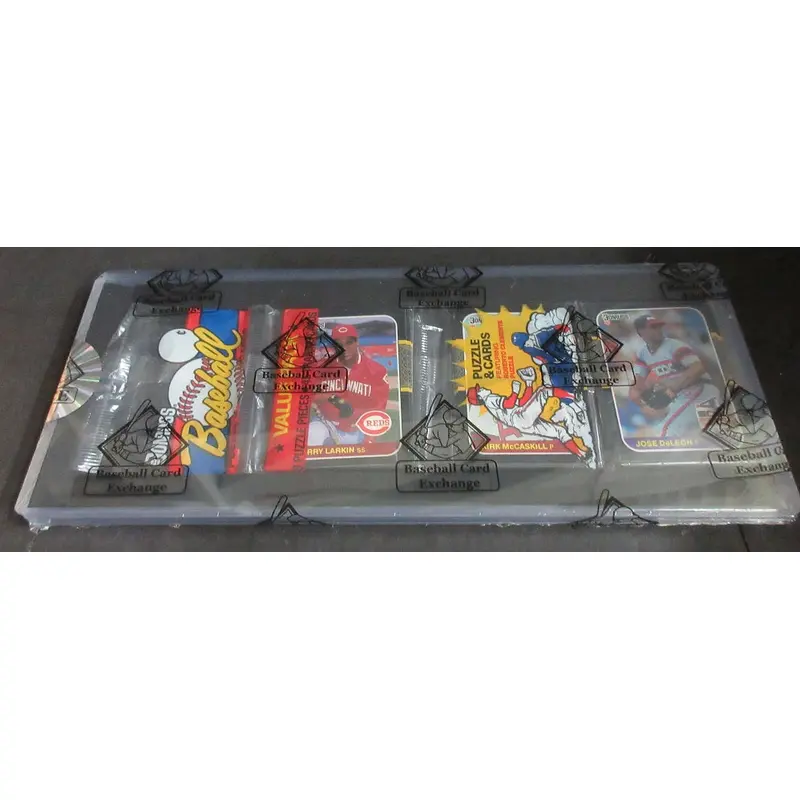 1987 Donruss Baseball Unopened Rack Pack (Larkin Top) (BBCE)