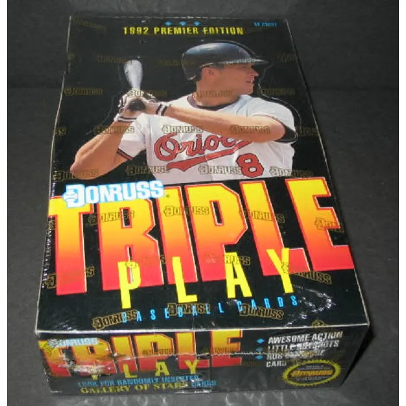 1992 Donruss Triple Play Baseball Box (36/15)