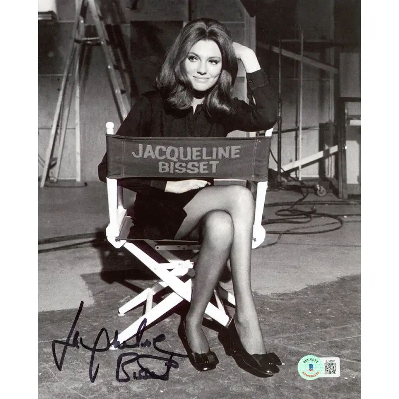 Jacqueline Bisset The Deep Signed 8x10 Black & White Photo BAS #BJ32667