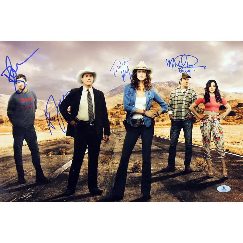 Killer Women Cast (4) Helfer, Blucas, Trucco & Fernandez 12x18 Photo BAS #A00380