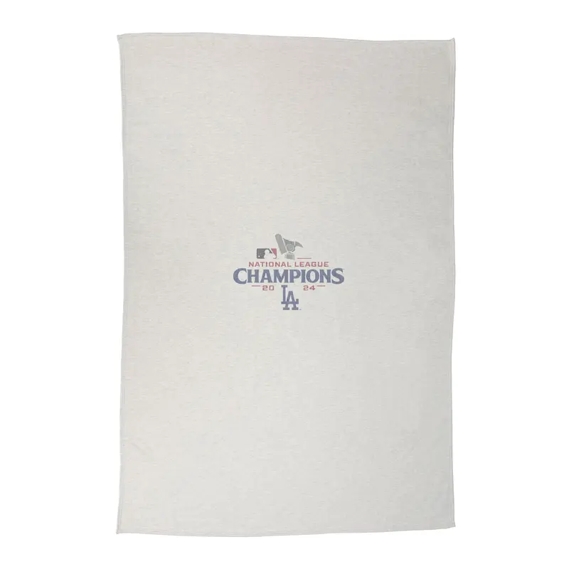 LA Dodgers 2024 National League Champs Sublimated Sweatshirt Blanket