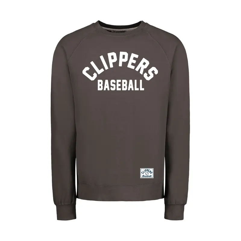 Columbus Clippers MV Sport Vintage Fleece Arch Raglan Crew