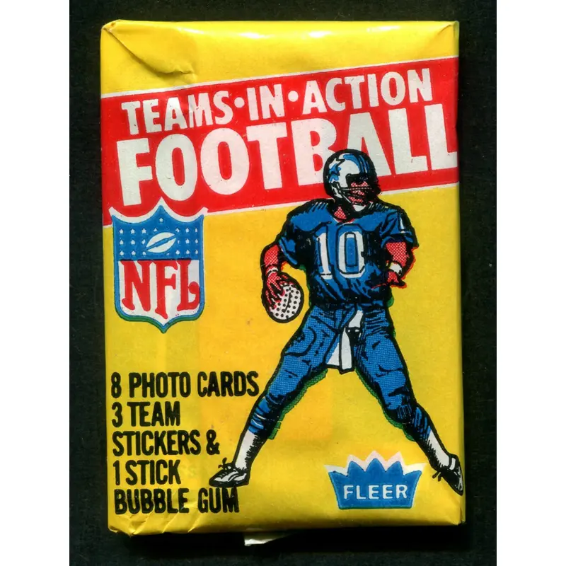 1981 Fleer Football Unopened Wax Pack