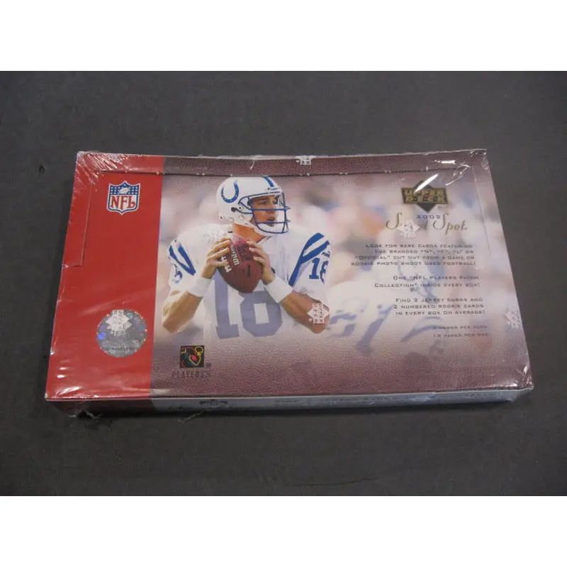2002 Upper Deck Sweet Spot Football Box (Hobby)