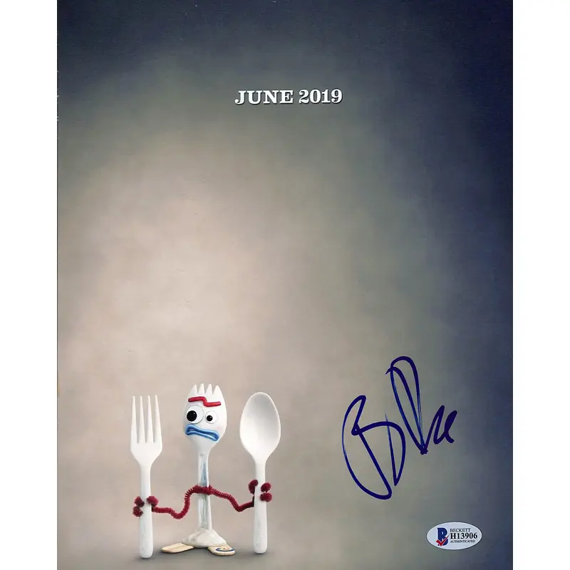 Tony Hale Toy Story 4 Authentic Signed 8.5x11 Photo Autographed BAS #H13906
