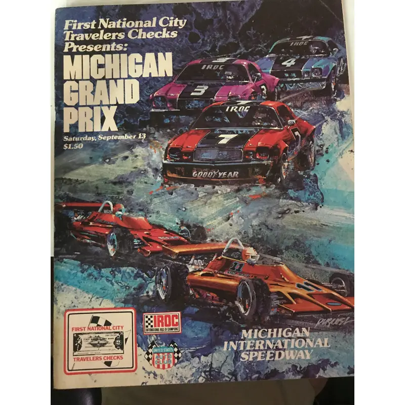 1975 Michigan Grand Prix Race Program