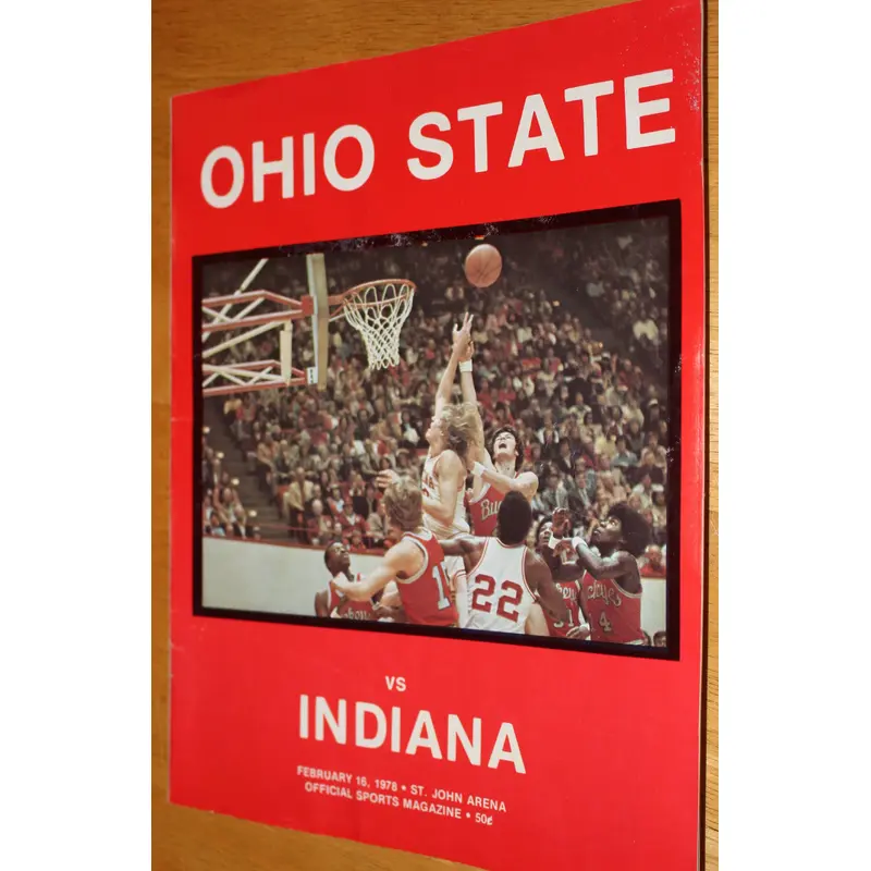 1978 Ohio State vs Indiana University Basketball Program